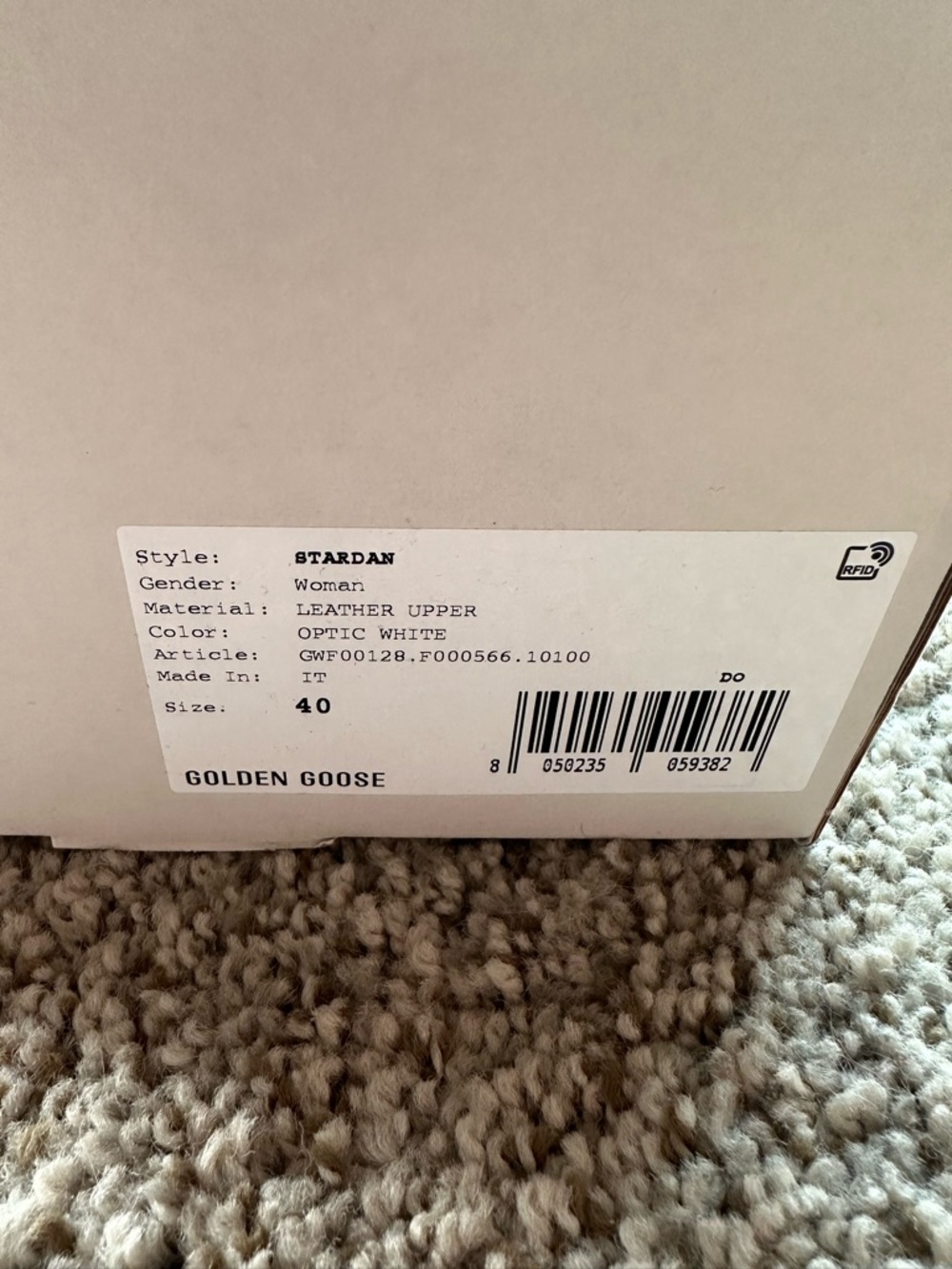 Golden Goose W Stardan with Swarovski lace charm  pack - Picture 10 of 10